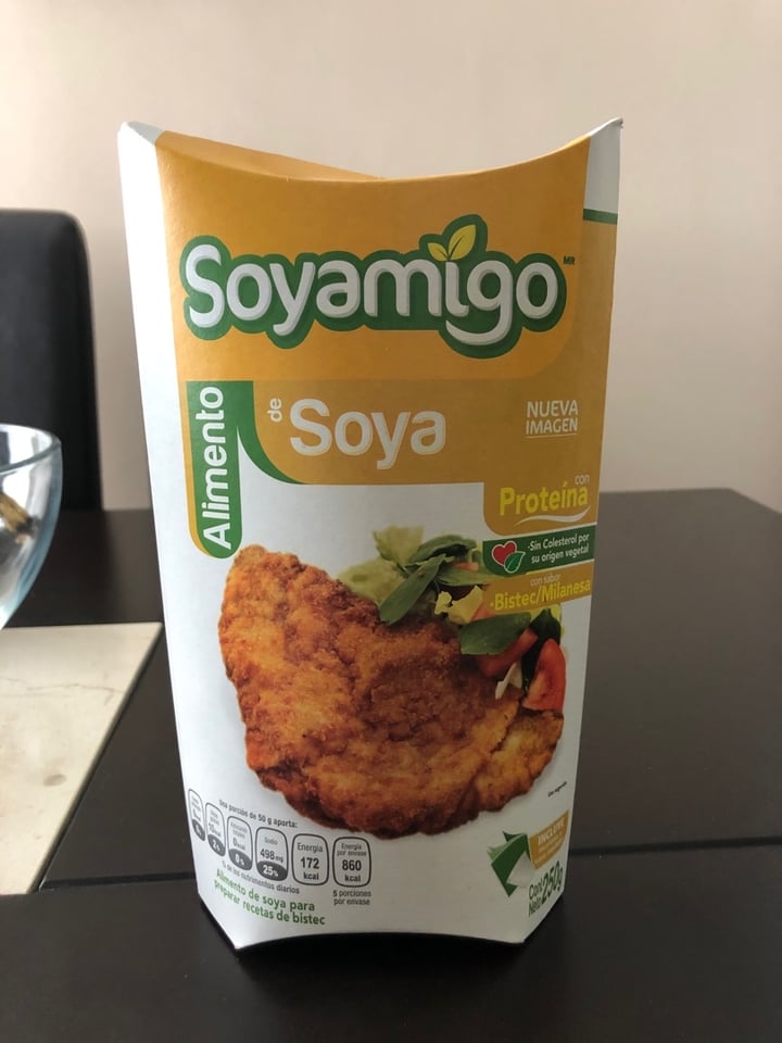 photo of Soyamigo Alimento a Base de Soya sabor Bistec/Milanesa shared by @keendy on  21 Apr 2020 - review