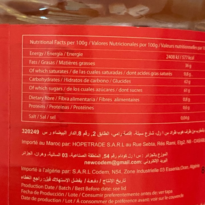 photo of Maruja Crema de cacao y avellanas shared by @carmengf27 on  10 Apr 2022 - review