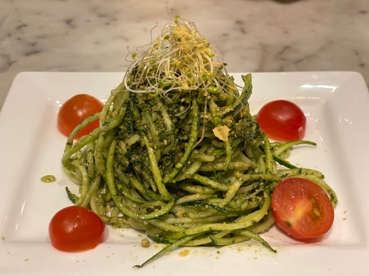 photo of The Living Cafe Raw Pesto Zucchini Pasta shared by @biapol on  18 Jan 2020 - review