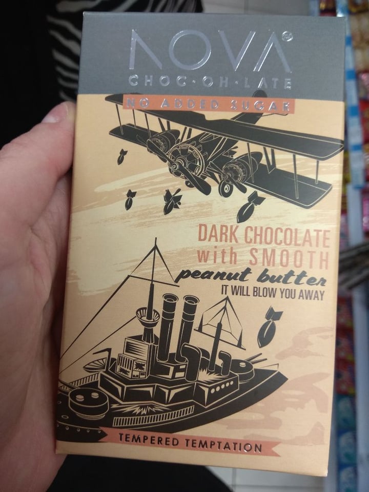 photo of NOVA Dark Chocolate with Smooth Peanut Butter shared by @hayleytomes on  10 Oct 2019 - review