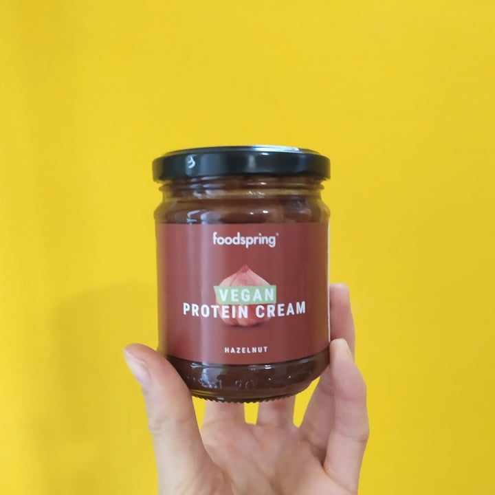 photo of Foodspring Protein cream hazelnut shared by @polpetta on  04 Mar 2022 - review