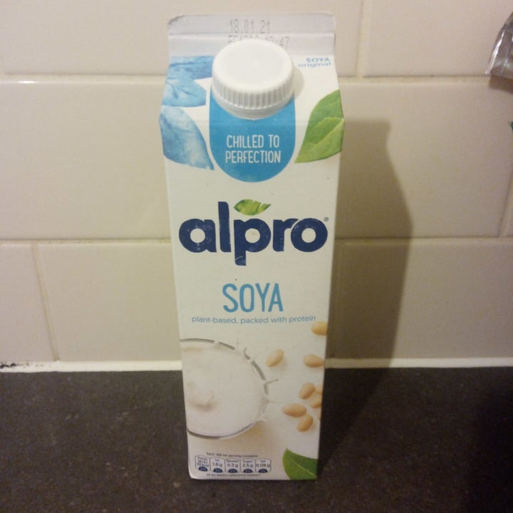 photo of Alpro Soya chilled shared by @thebeardedveganone on  23 Dec 2020 - review