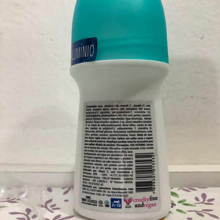 review photo of schraiber Desodorante Roll-on Alecrim shared by @linatt on 19 Jun 2022 - review