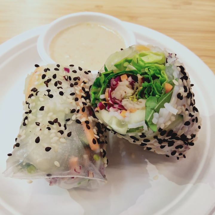 photo of Naked Earth Cafe Summer Rolls shared by @veganspicegirl on  26 Aug 2021 - review