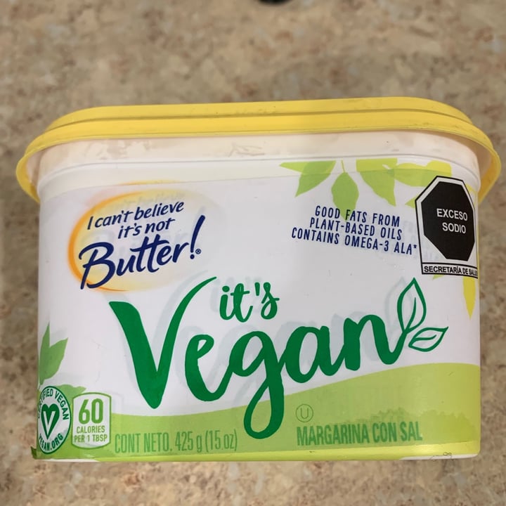 photo of I Can't Believe It's Not Butter! I Cant Believe Its Not Butter! It’s Vegan (45% Vegetable Oil Spread) shared by @nancy on  30 Jun 2021 - review