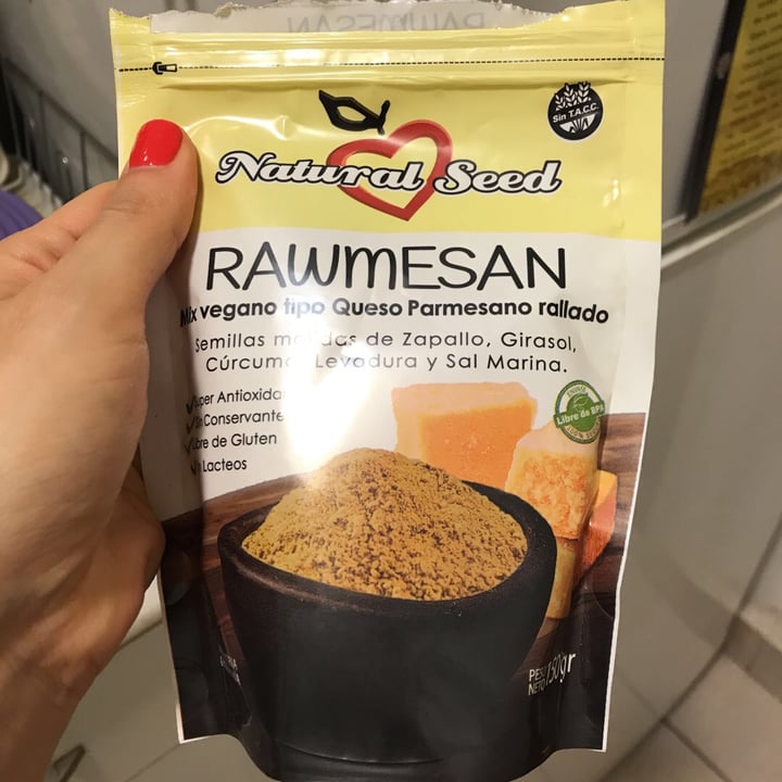 photo of Natural Seed Rawmesan shared by @esteficasotti on  29 Aug 2019 - review