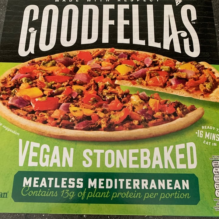 review photo of Goodfella's Meatless Mediterranean Stone Baked Pizza shared by @veg2020 on 30 Jun 2022 - review