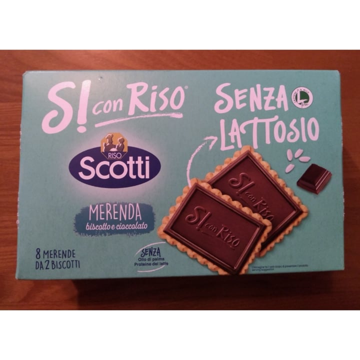 photo of Riso Scotti Sì con Riso (Merenda Biscotto E Cioccolato) shared by @trizziveg on  15 Feb 2022 - review