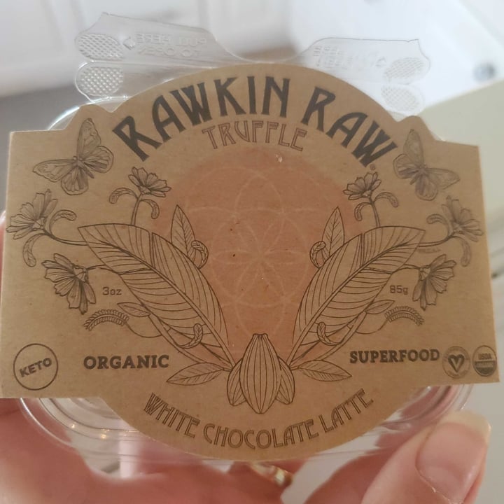 photo of Rawkin Raw White Chocolate Latte Truffle shared by @inannaforearth on  23 Feb 2022 - review