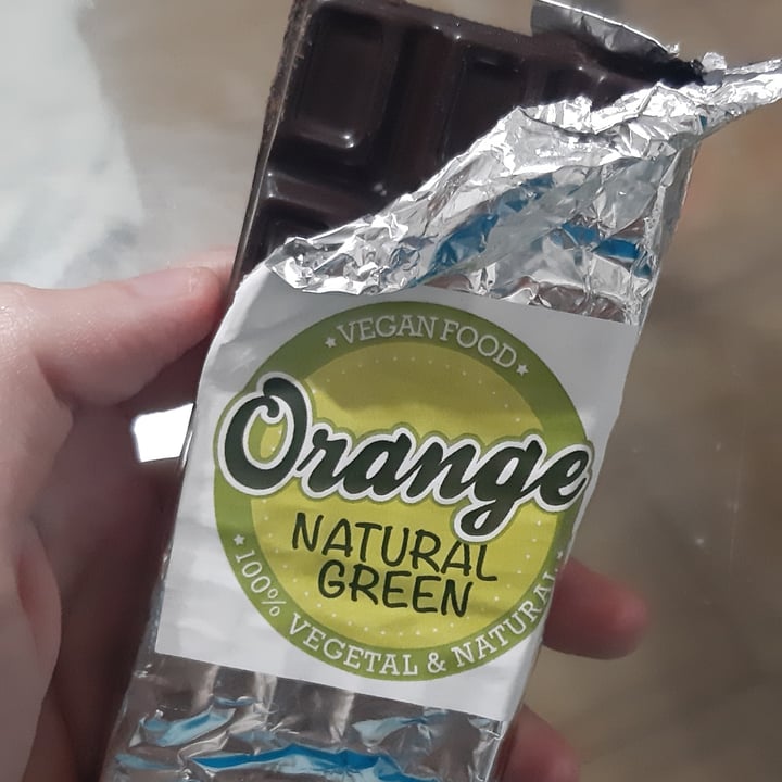 photo of Orange Natural GREEN Tableta de chocolate marroc shared by @nahiraixa on  09 Aug 2020 - review