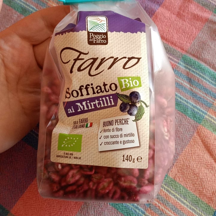 photo of Poggio del farro Farro Soffiato Ai Mirtilli Bio shared by @lara19 on  12 Apr 2022 - review