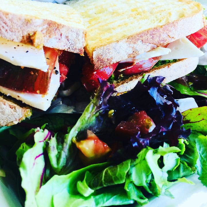 photo of Vtopia All Vegan Restaurant & Cheese Shop Caprese Sandwich shared by @lonica on  19 Aug 2018 - review