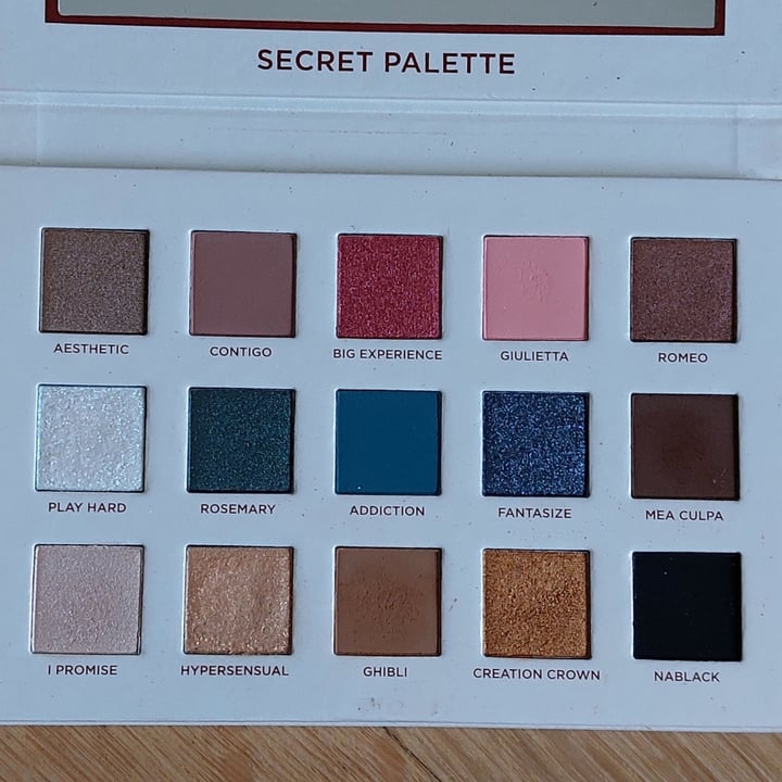 photo of Nabla Cosmetics Secret Palette shared by @nemeton on  18 Mar 2022 - review