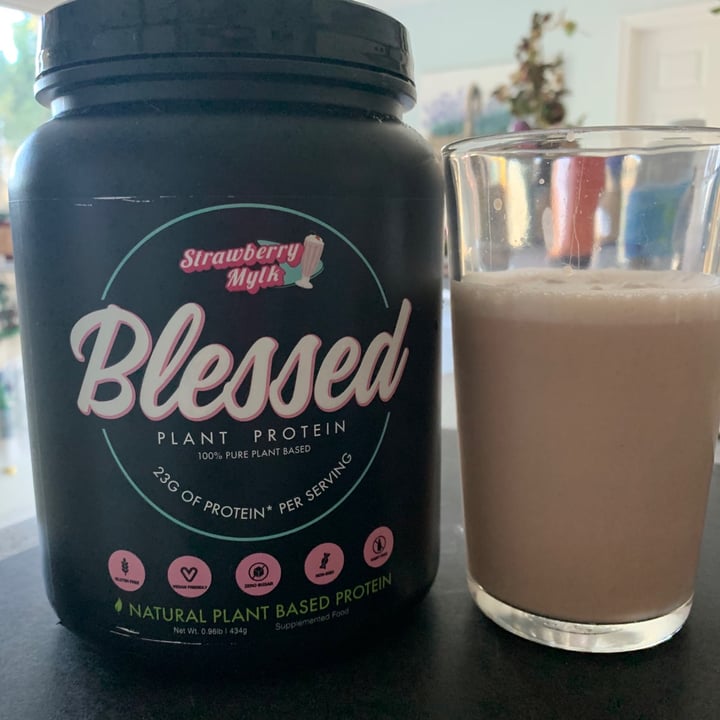review photo of Blessed Protein Blessed Protein- strawberry mylk shared by @pandatamzy on 05 Jan 2021 - review
