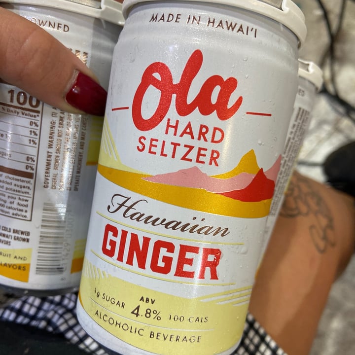 review photo of Ola Brew Co Hawaiian Ginger Hard Seltzer shared by @demolitionlover on 26 Apr 2020 - review