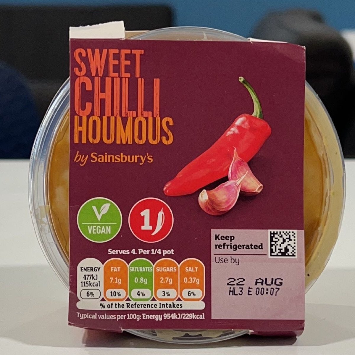 Houmous sweet chili