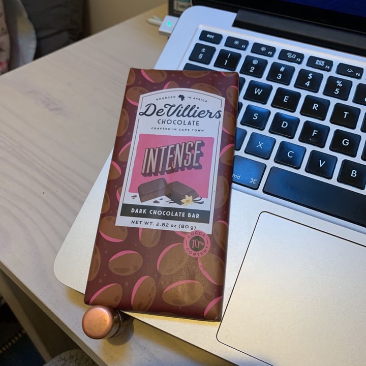 photo of De Villiers Chocolate Intense Dark Chocolate Bar shared by @npipes82 on  01 Jun 2020 - review