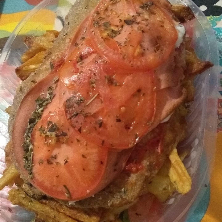 photo of El garage bar Milanesa de Seitán shared by @sofiareymer on  10 Nov 2020 - review