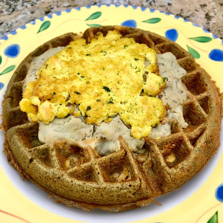 photo of Off The Griddle Feast Waffle shared by @pdxveg on  21 Dec 2020 - review