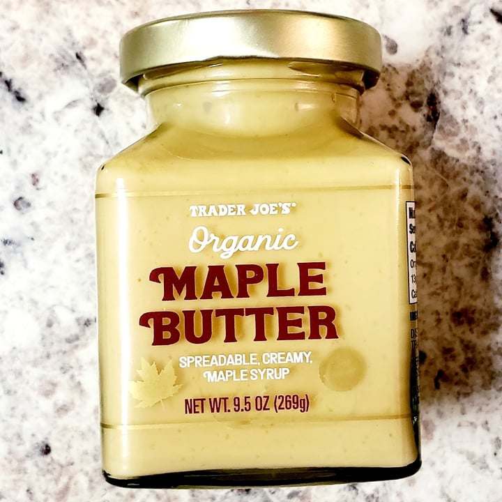 photo of Trader Joe's Organic Maple butter shared by @veganmeg on  18 Sep 2021 - review