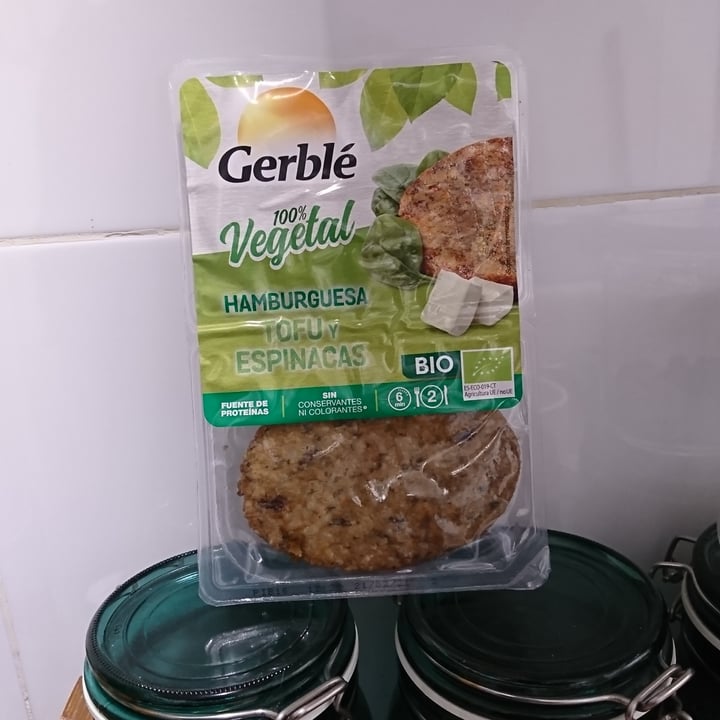 photo of Gerblé Hamburguesa de Tofu y Espinacas shared by @lmf on  22 Jan 2021 - review