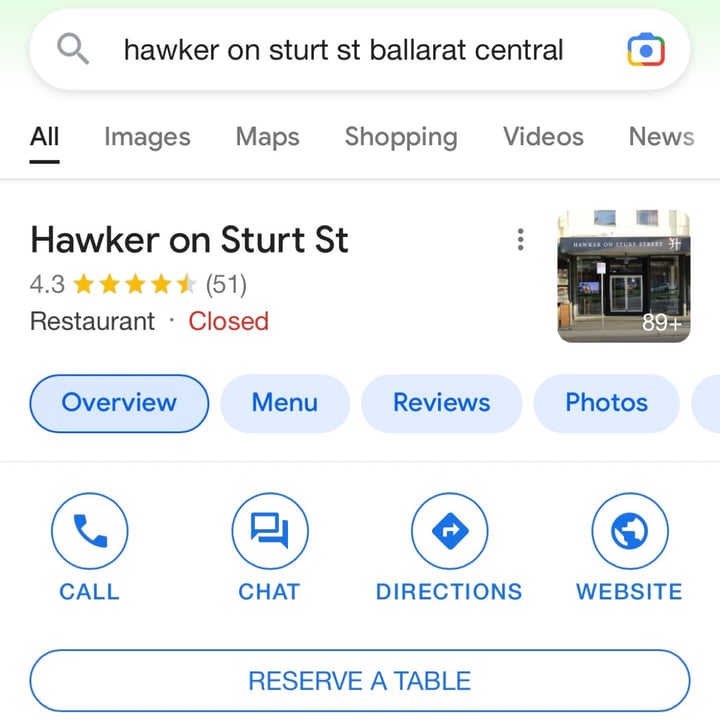 review photo of Hawker on Sturt St special fried rice shared by @jenniemir on 02 Dec 2022 - review