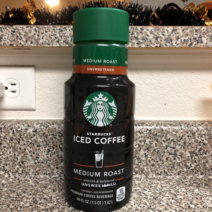 review photo of Starbucks Iced coffee shared by @kaycelovesveggies on 15 Oct 2020 - review