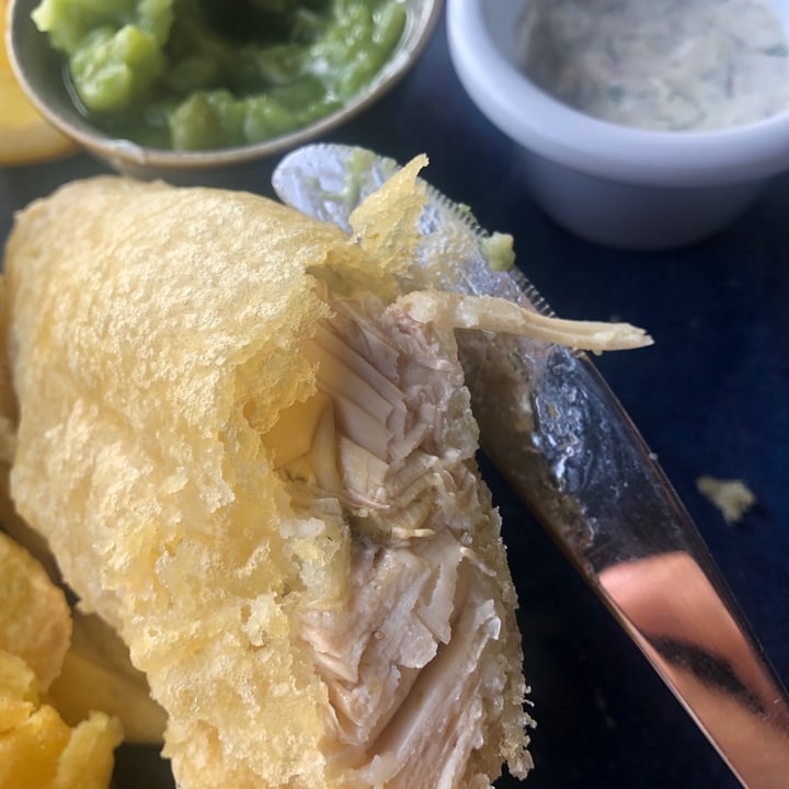 photo of The Harbour Seafood Restaurant & Takeaway Vegan fish and chips shared by @jamesharris on  26 Sep 2020 - review