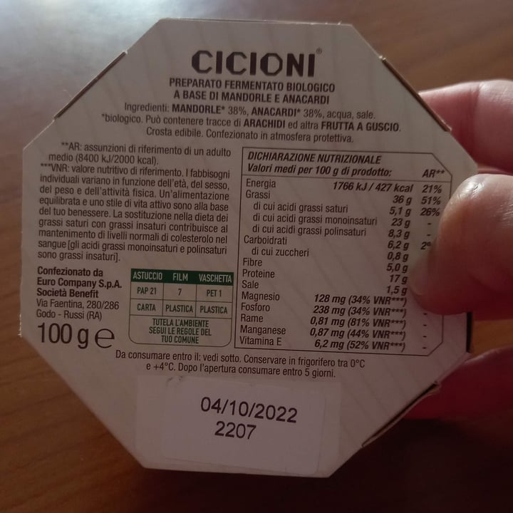 photo of Cicioni Cicioni il fermentino originale  shared by @cardax on  08 Oct 2022 - review