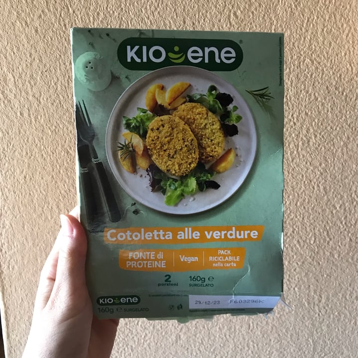 photo of Kioene Cotoletta alle verdure shared by @nikyveg on  17 Jun 2022 - review