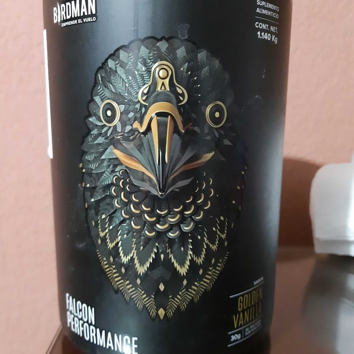 photo of Birdman Falcon Performance sabor Golden Vainilla shared by @sandradz on  01 Dec 2020 - review