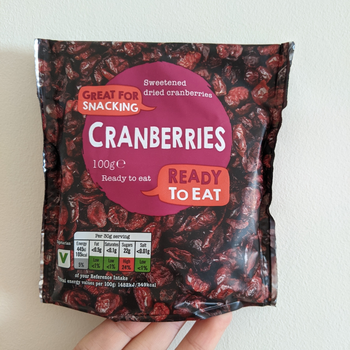 ASDA Sweetened Dried Cranberries Reviews abillion