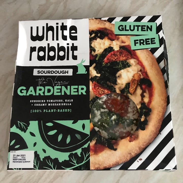 photo of The White Rabbit The Vegan Gardener Pizza shared by @yourfavouriteginger on  15 Jan 2021 - review