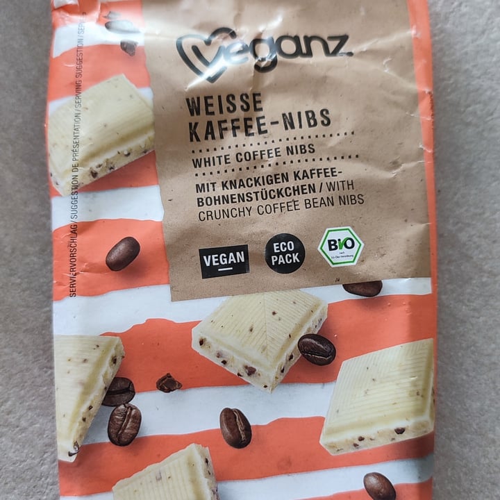 photo of Veganz White Chocolate With Coffee shared by @vegellik on  27 Jun 2022 - review