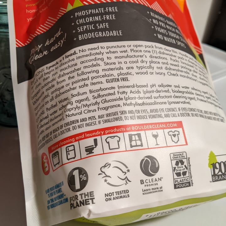 review photo of Boulder Clean Dishwasher Pods shared by @fuzzydestroyer on 13 Feb 2022 - review