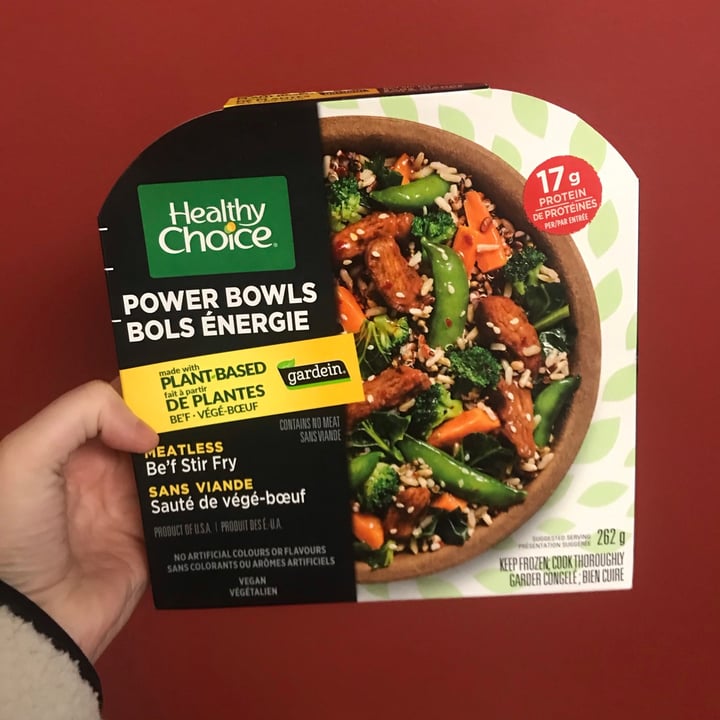 photo of Healthy Choice Power Bowls Be'f & Vegetable Stir Fry shared by @kaylabear on  01 Nov 2020 - review