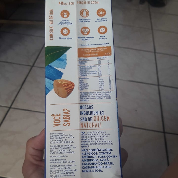 review photo of Silk Bebida vegetal de Amendôa sem Açúcares shared by @fernandabrodrigues39 on 19 Jun 2022 - review