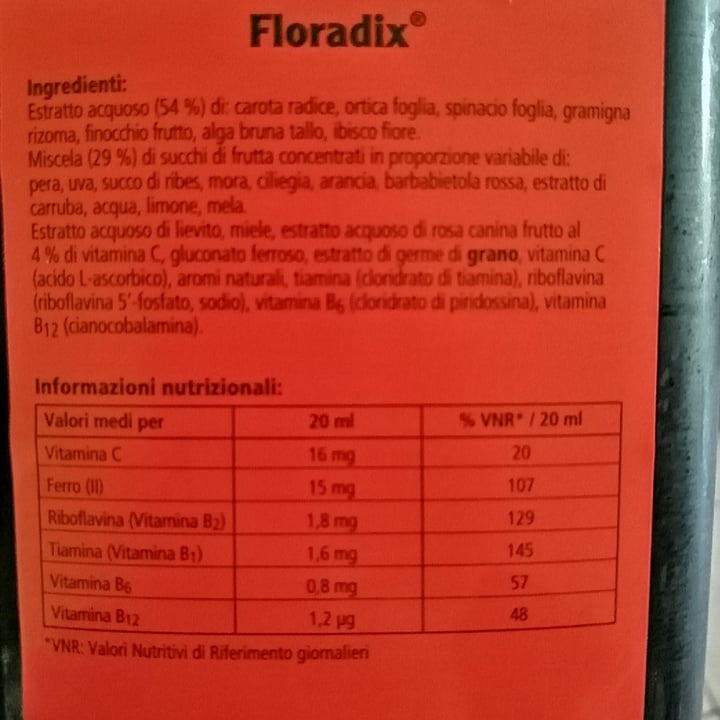 photo of Floradix Floradix Comprimidos Hierro+Vitaminas shared by @fedevegana on  09 Mar 2022 - review