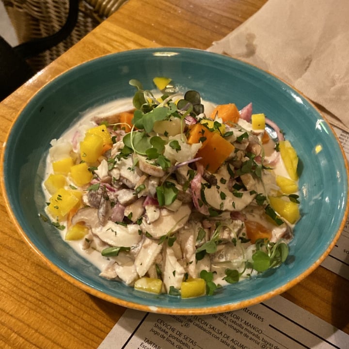 photo of MESTIZA - plant based restaurant Ceviche De Setas shared by @vdeliaa on  05 Nov 2022 - review