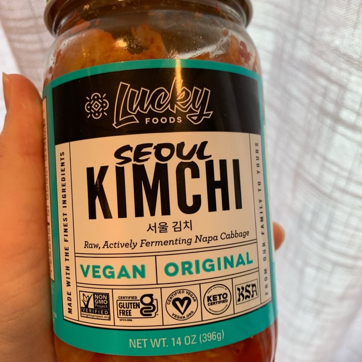 photo of Lucky Foods Seoul Vegan Original Kimchi shared by @friendlyvegan on  05 Dec 2022 - review