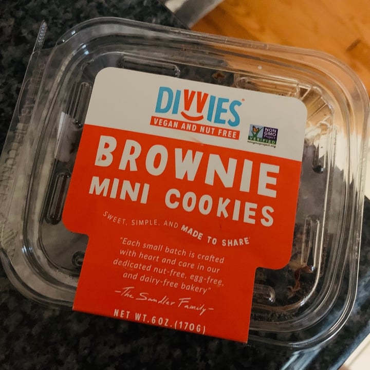 photo of Divvies Brownie Mini Cookies shared by @allhess on  27 Aug 2021 - review