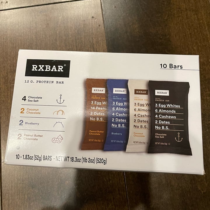 photo of RXBAR Plant Chocolate Chip shared by @ezuffo22 on  20 Nov 2022 - review