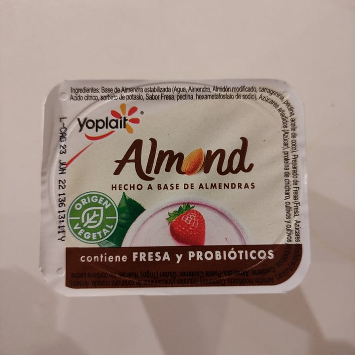photo of Yoplait Yogurth A Base De Almendra shared by @catafdezc on  01 Jun 2022 - review
