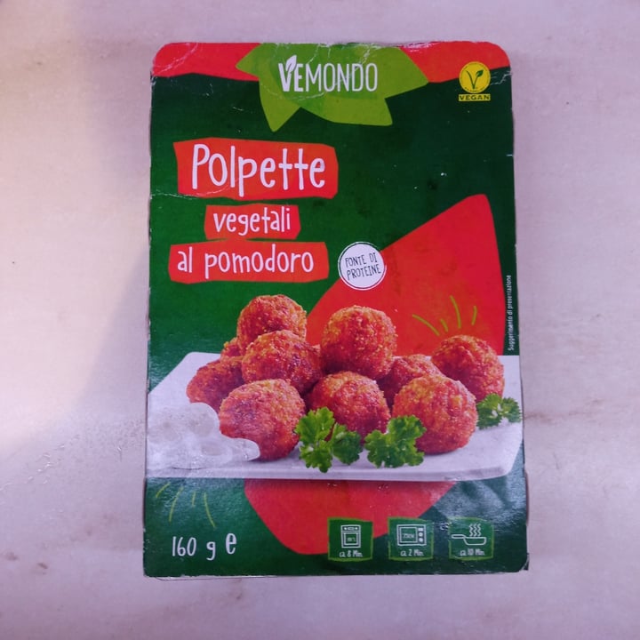 photo of Vemondo  Polpette Vegetali al Pomodoro shared by @adospgnuolo on  13 Oct 2022 - review