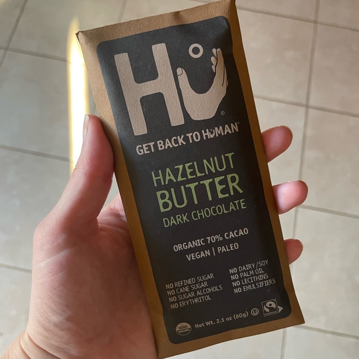 photo of Hu Kitchen Hazelnut Butter Dark Chocolate shared by @mkmiller on  25 Nov 2022 - review