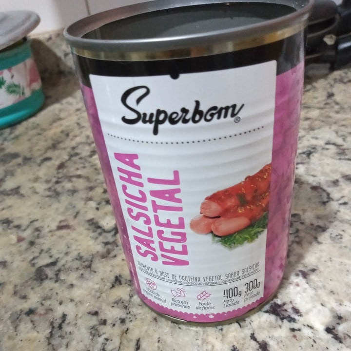 photo of Superbom Salsicha vegetal shared by @valdecide on  18 Apr 2022 - review
