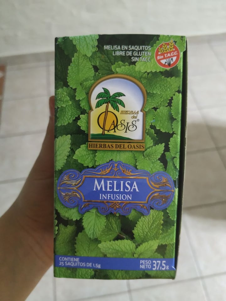 photo of Hierbas del oasis Té de melisa shared by @bastegiano on  24 Dec 2019 - review