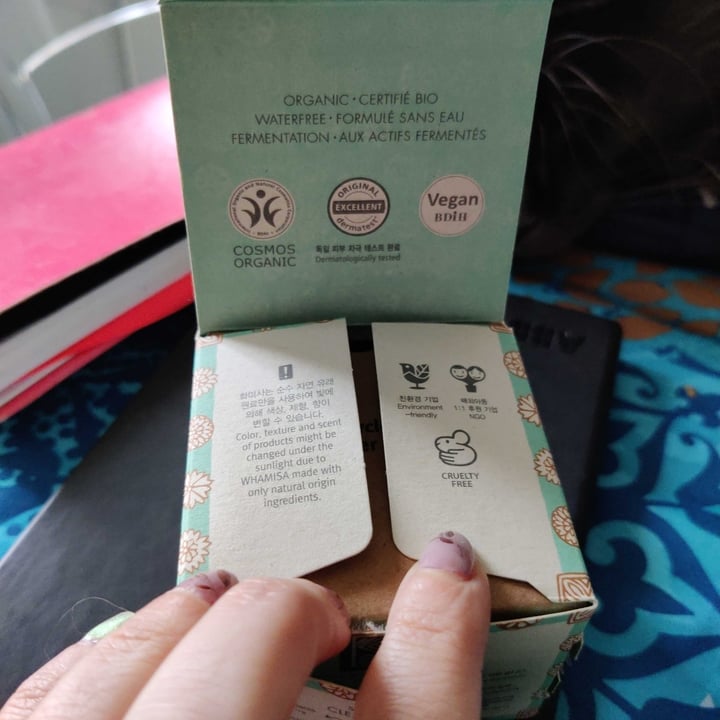 review photo of Whamisa Water cream shared by @evilpinkitty on 10 Dec 2021 - review
