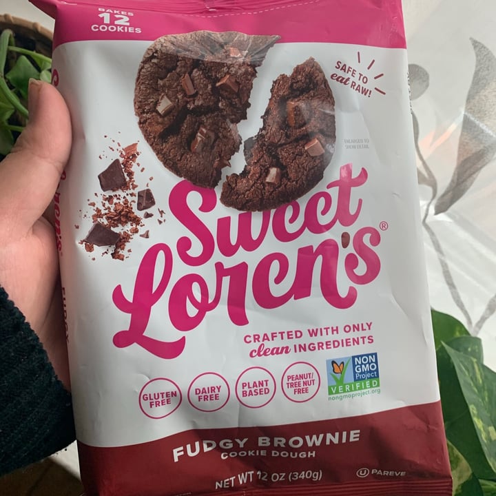 review photo of Sweet Loren's Fudgy Brownie Cookie Dough shared by @jupiter on 17 May 2021 - review