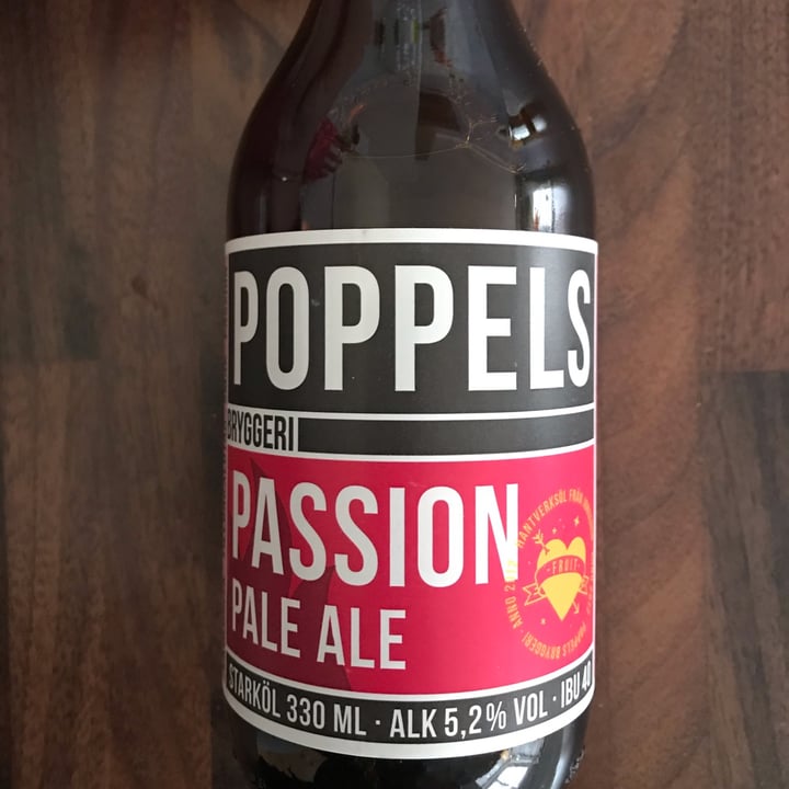 photo of Poppels Passion pale ale shared by @itsjustlola on  02 Dec 2021 - review